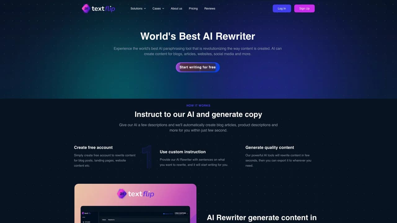 textflip-ai screenshot