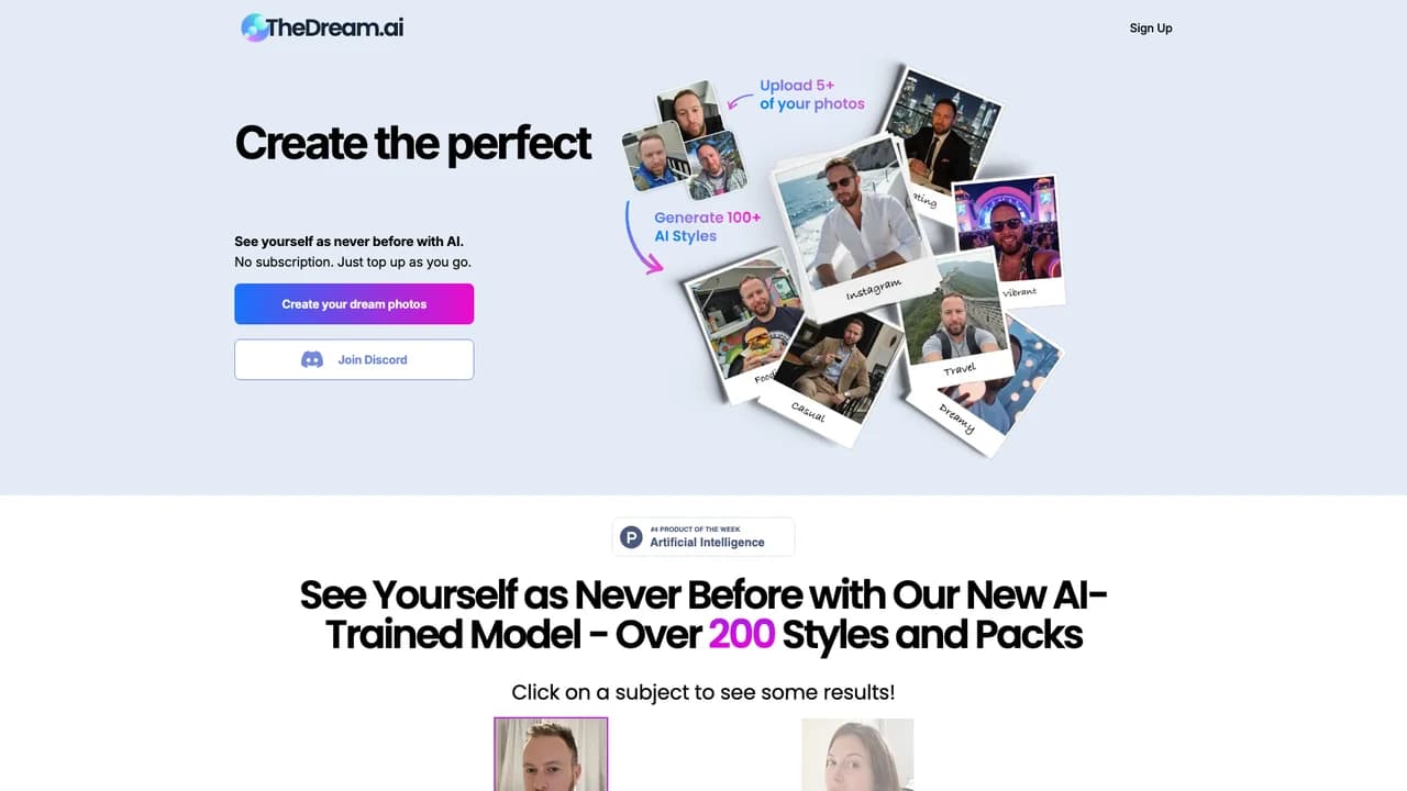 thedreamai screenshot
