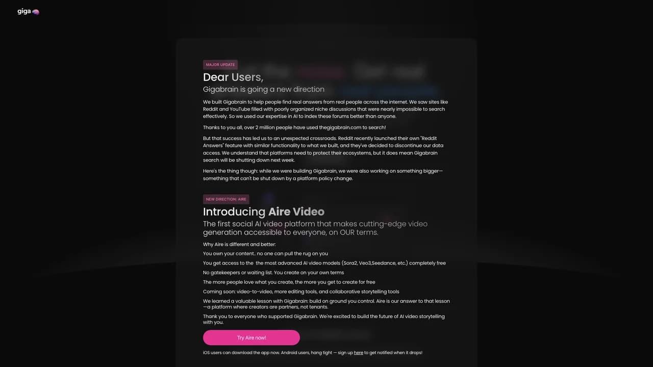 thegigabrain screenshot