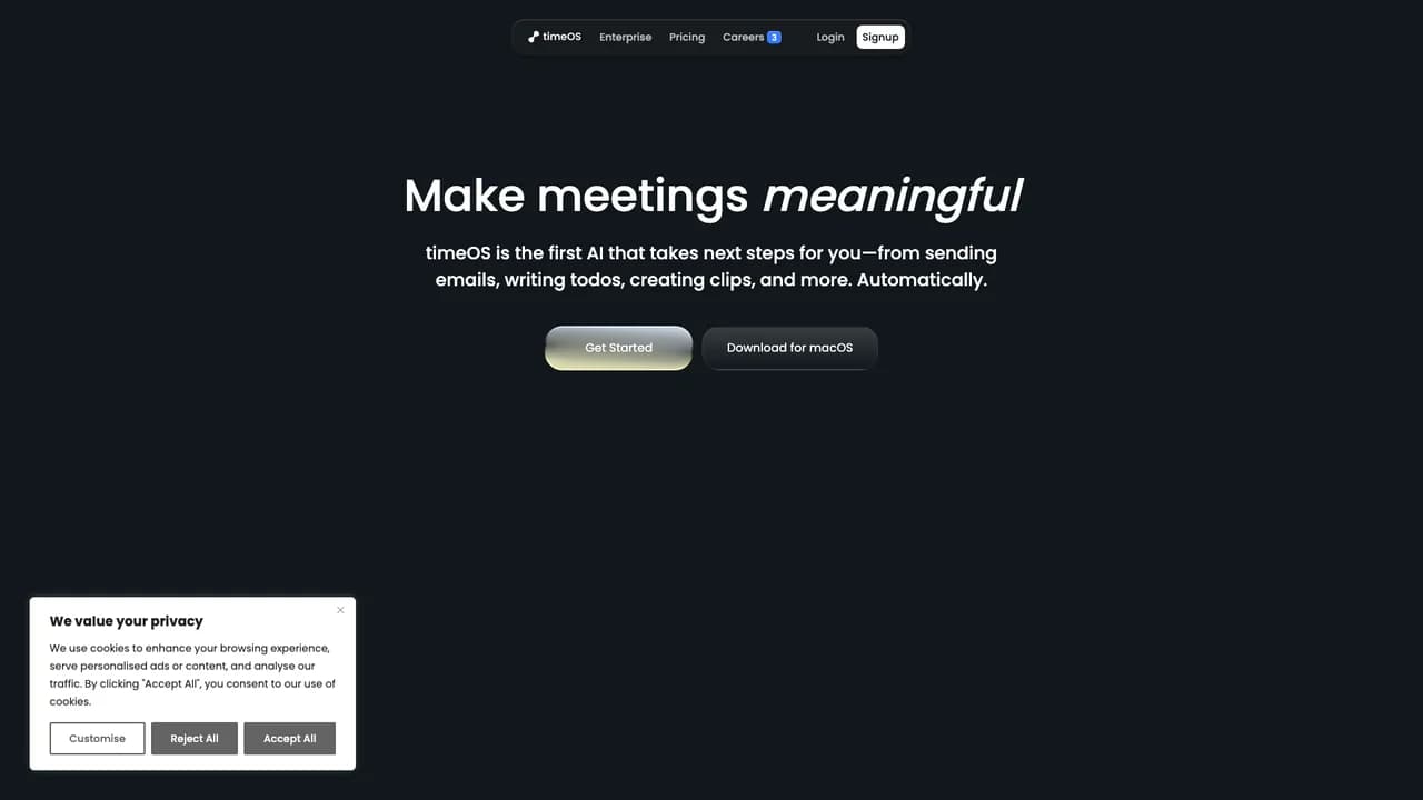 timeos screenshot