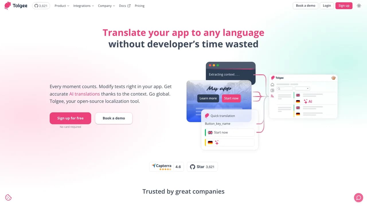 tolgee screenshot
