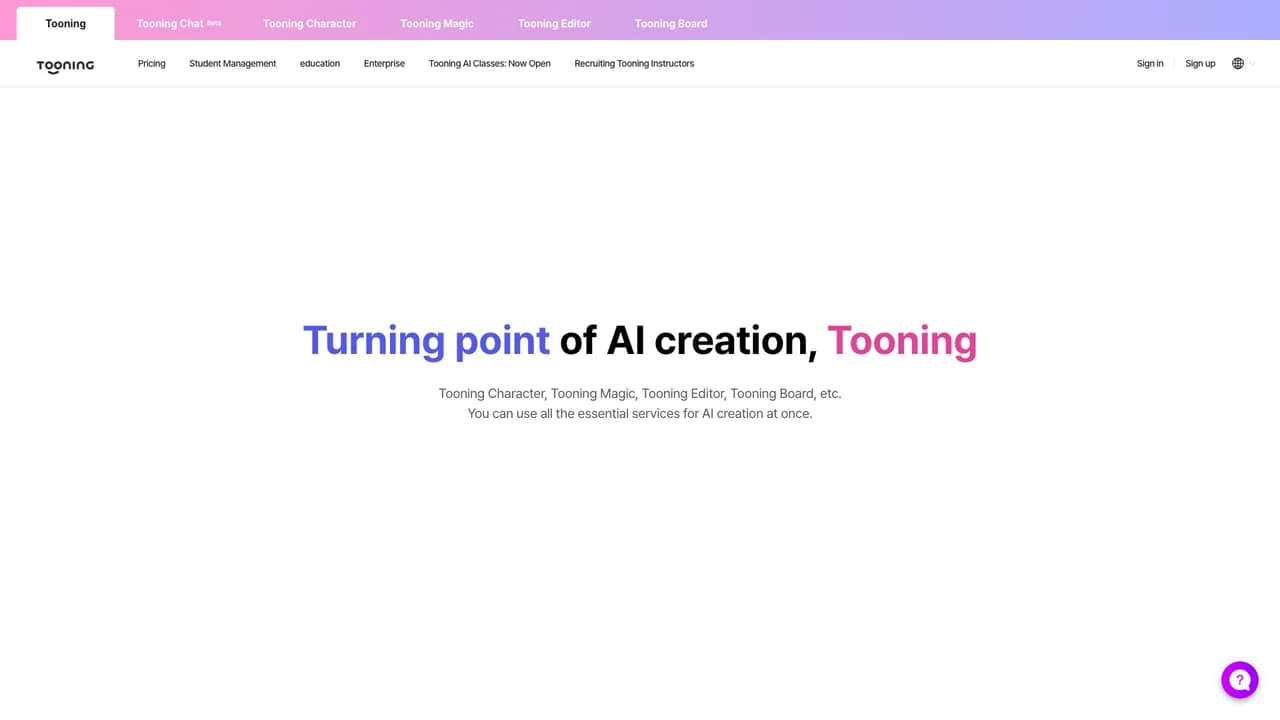 tooning screenshot