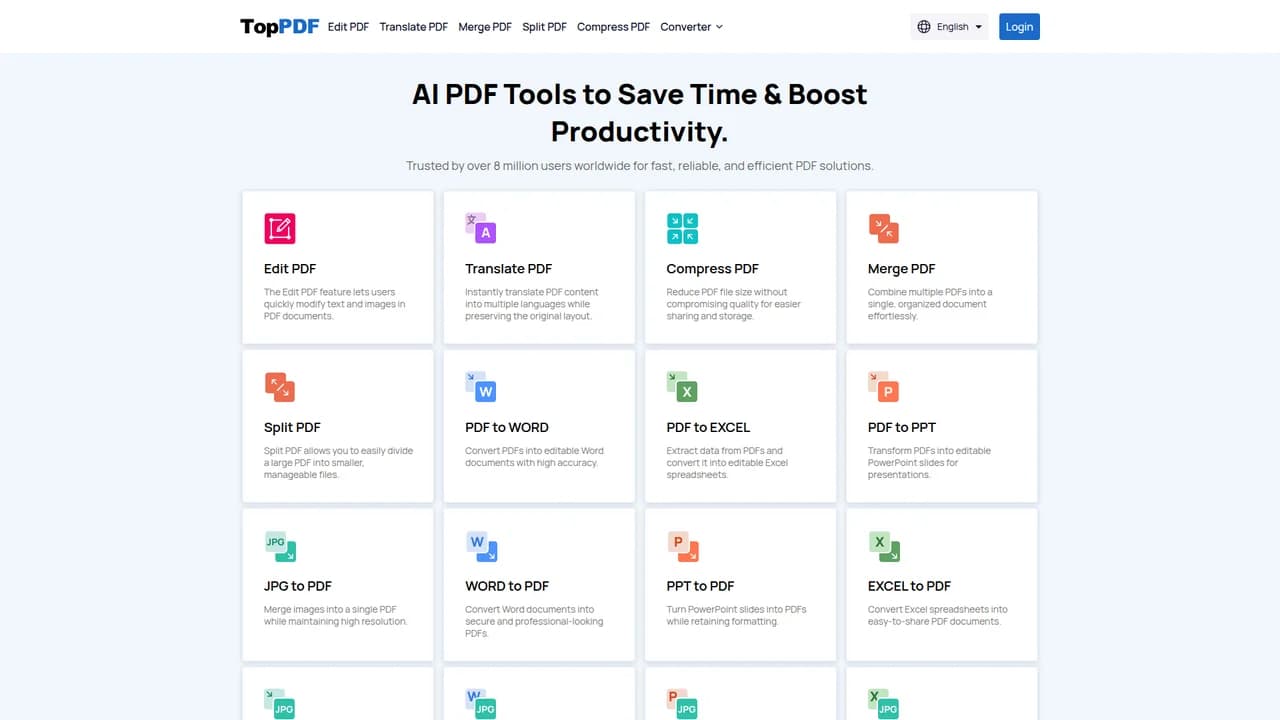 toppdf screenshot