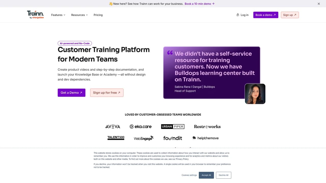 trainn screenshot
