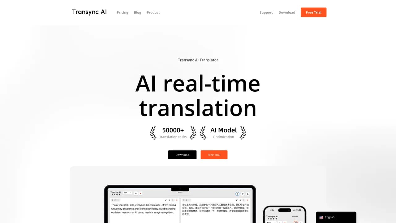 transync-ai screenshot