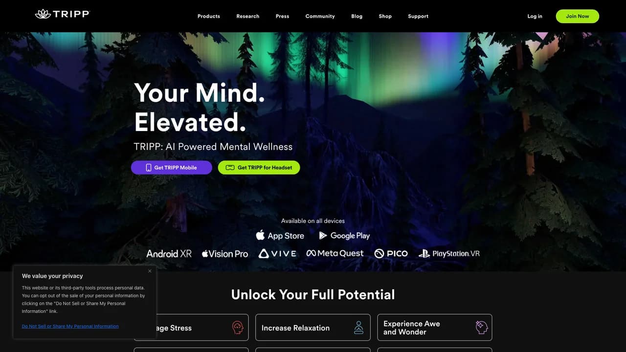 tripp screenshot