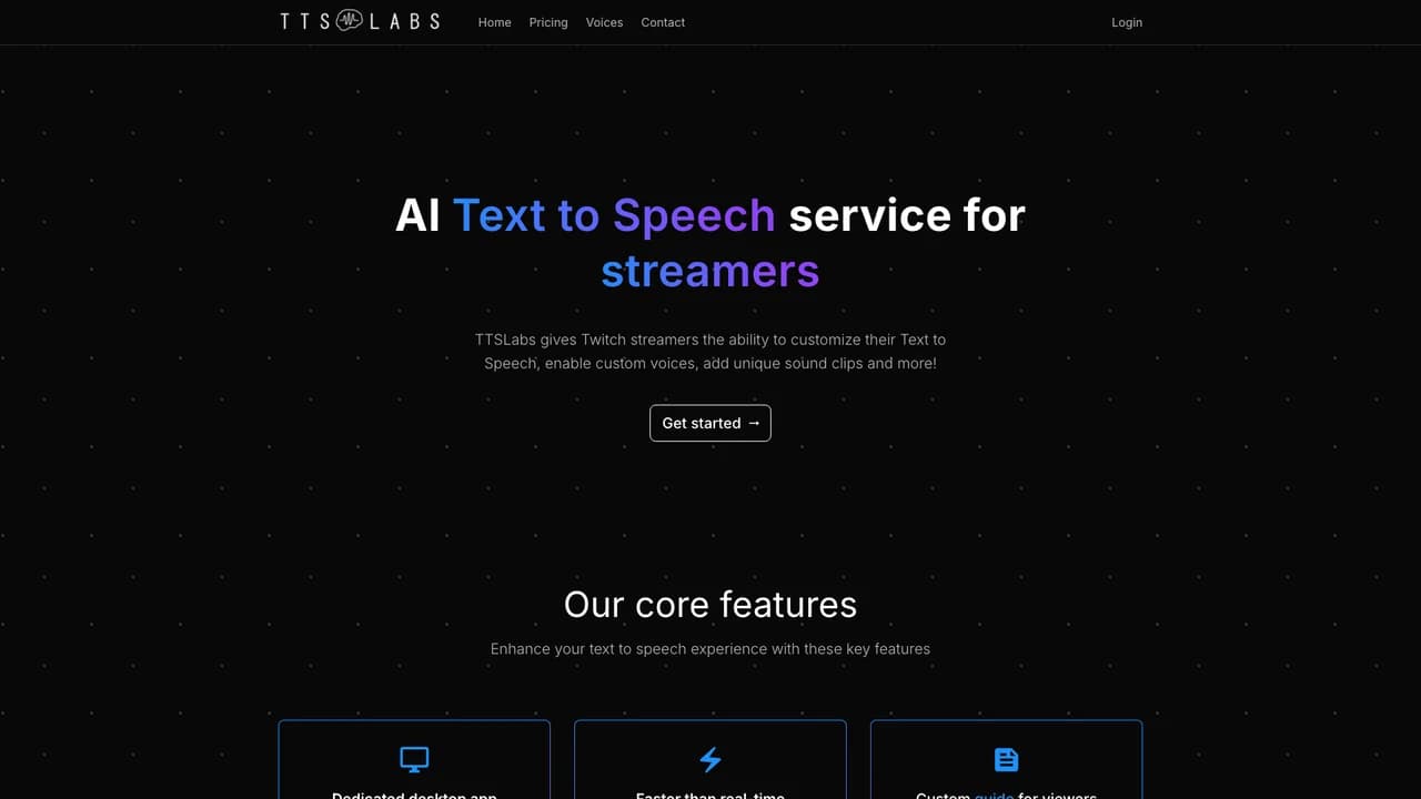 ttslabs screenshot