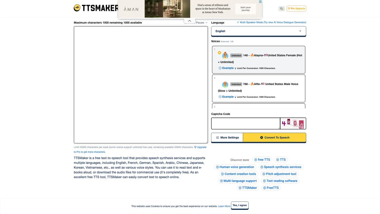 ttsmaker screenshot