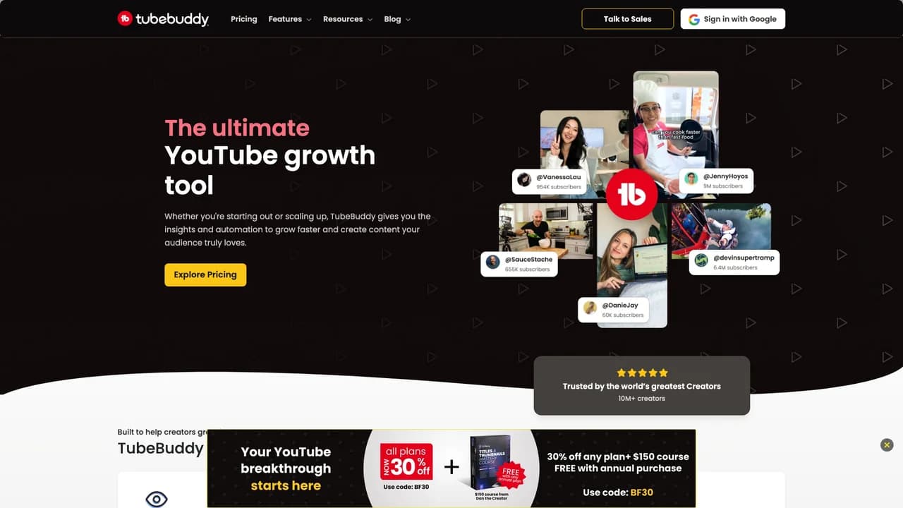 tubebuddy screenshot