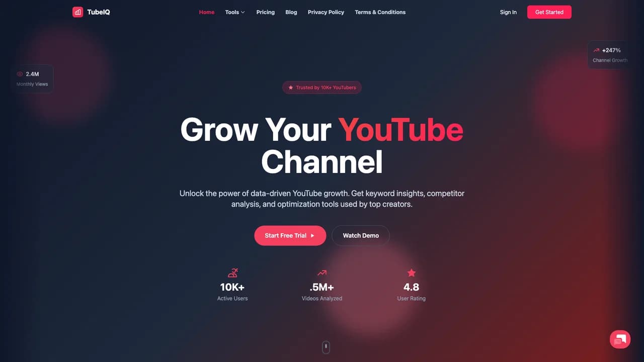 tubeiq screenshot
