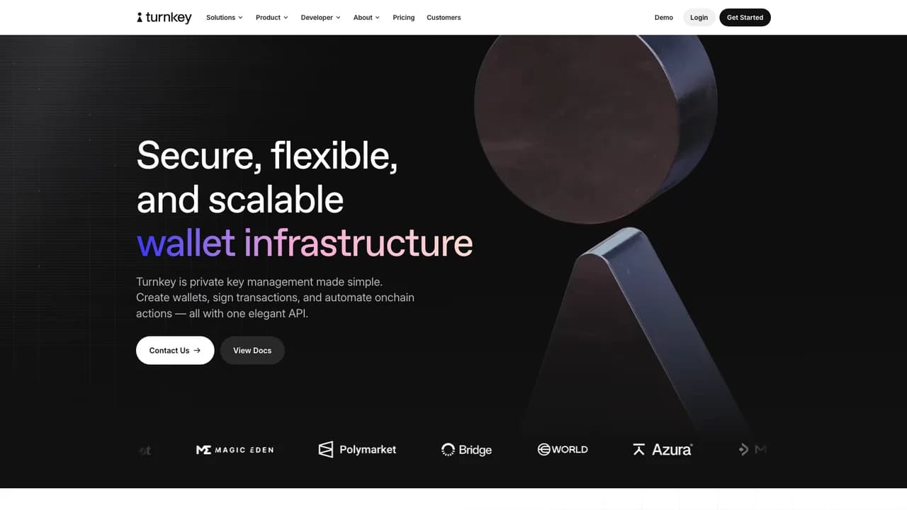 turnkey screenshot