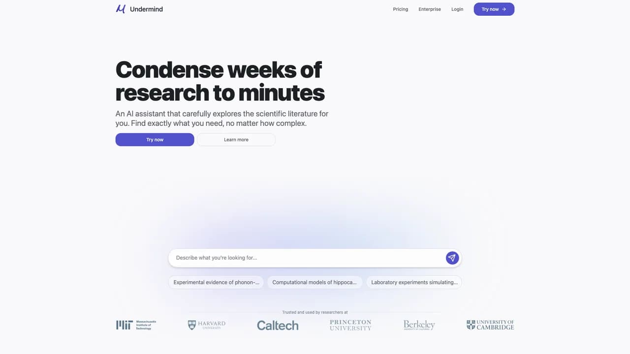 undermind screenshot