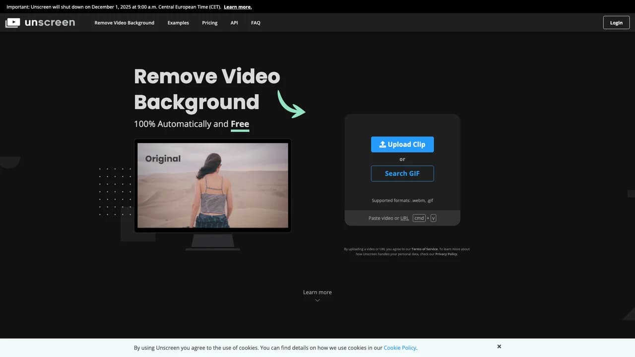 unscreen screenshot
