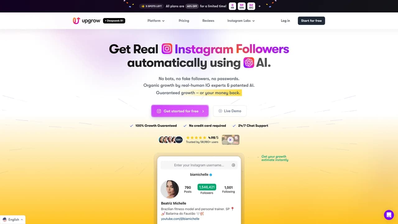 upgrow screenshot