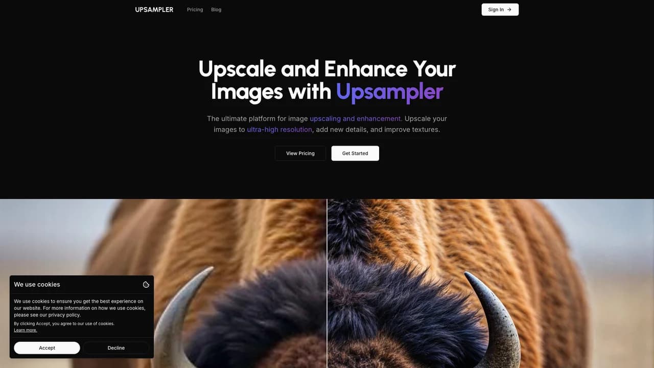 upsampler screenshot