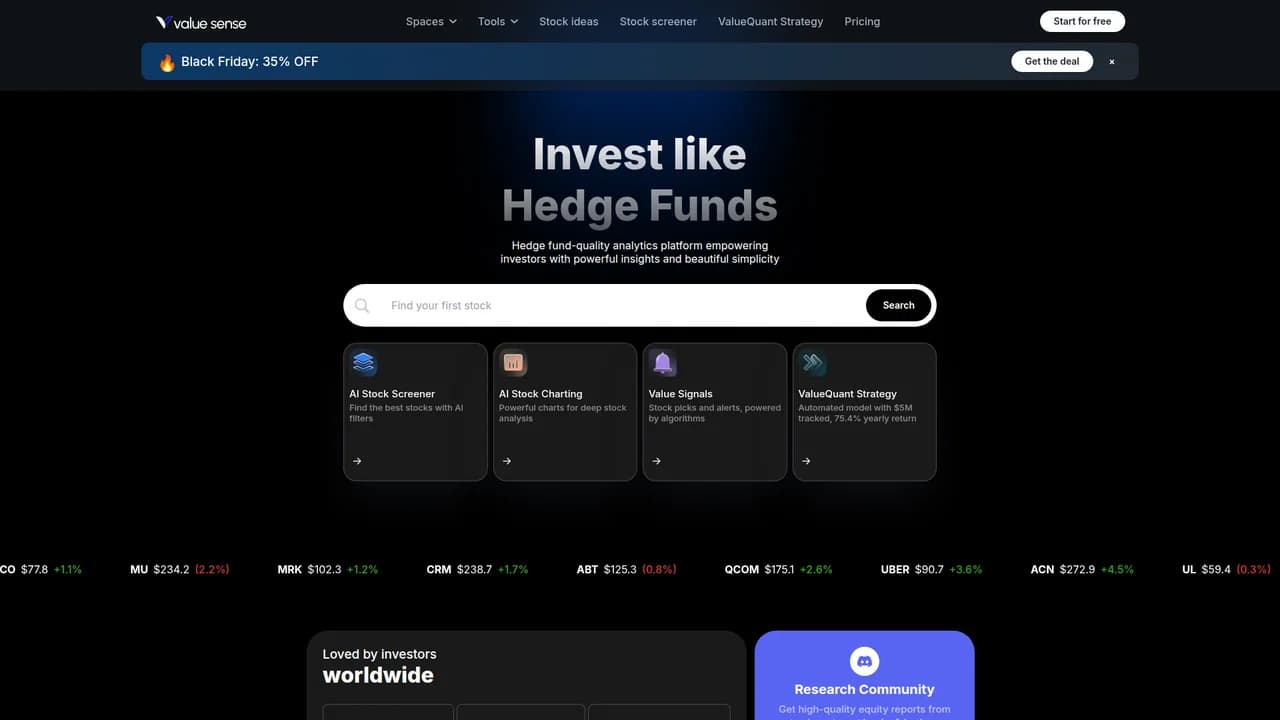 value-sense screenshot