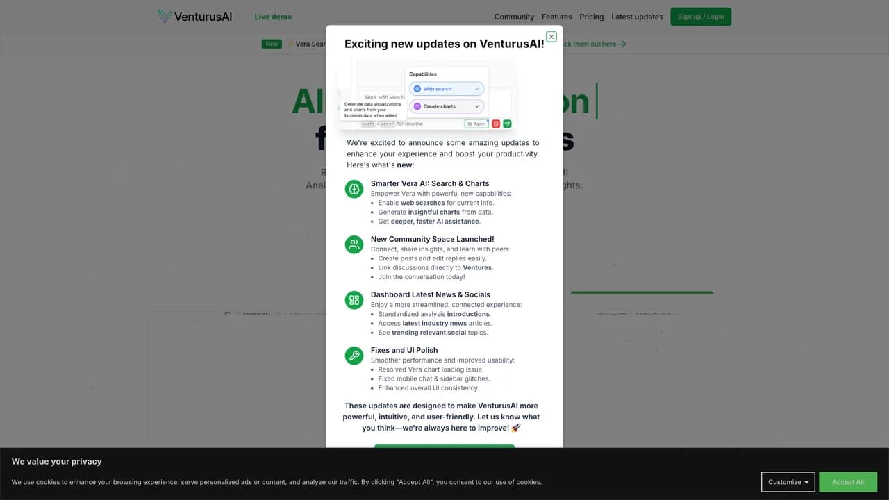 venturusai screenshot