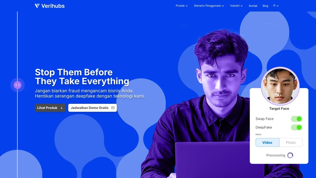 verihubs screenshot