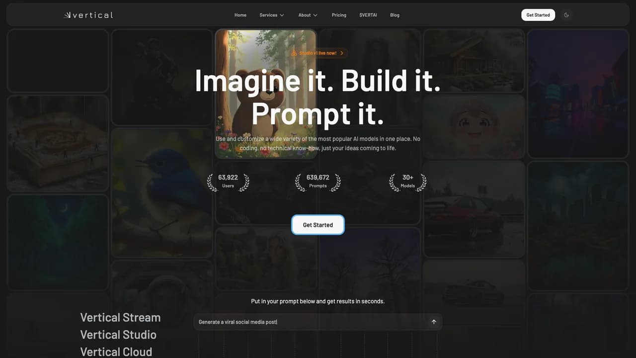 vertical-studio screenshot