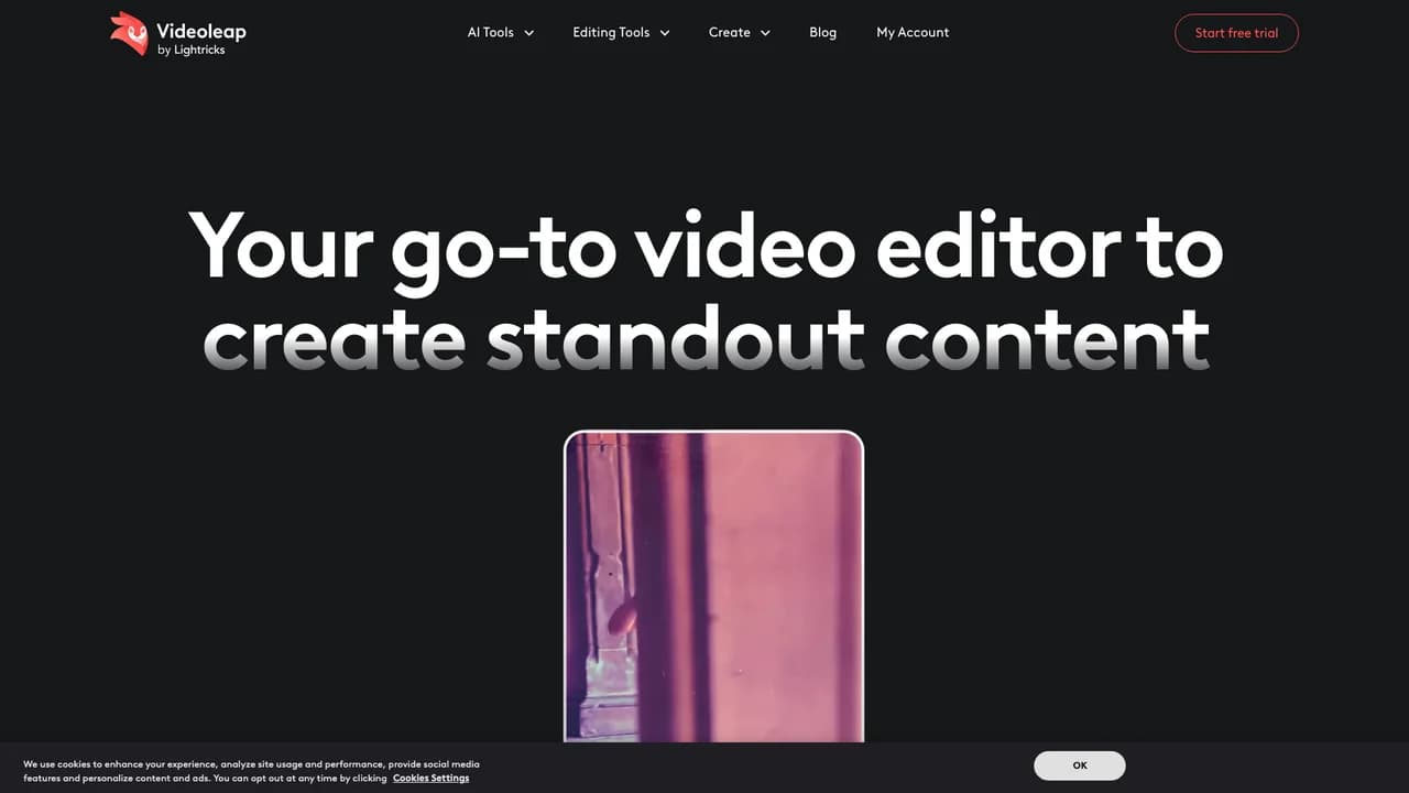 videoleap screenshot