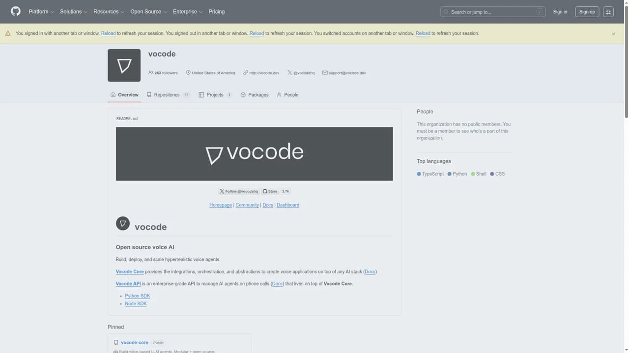 vocode screenshot