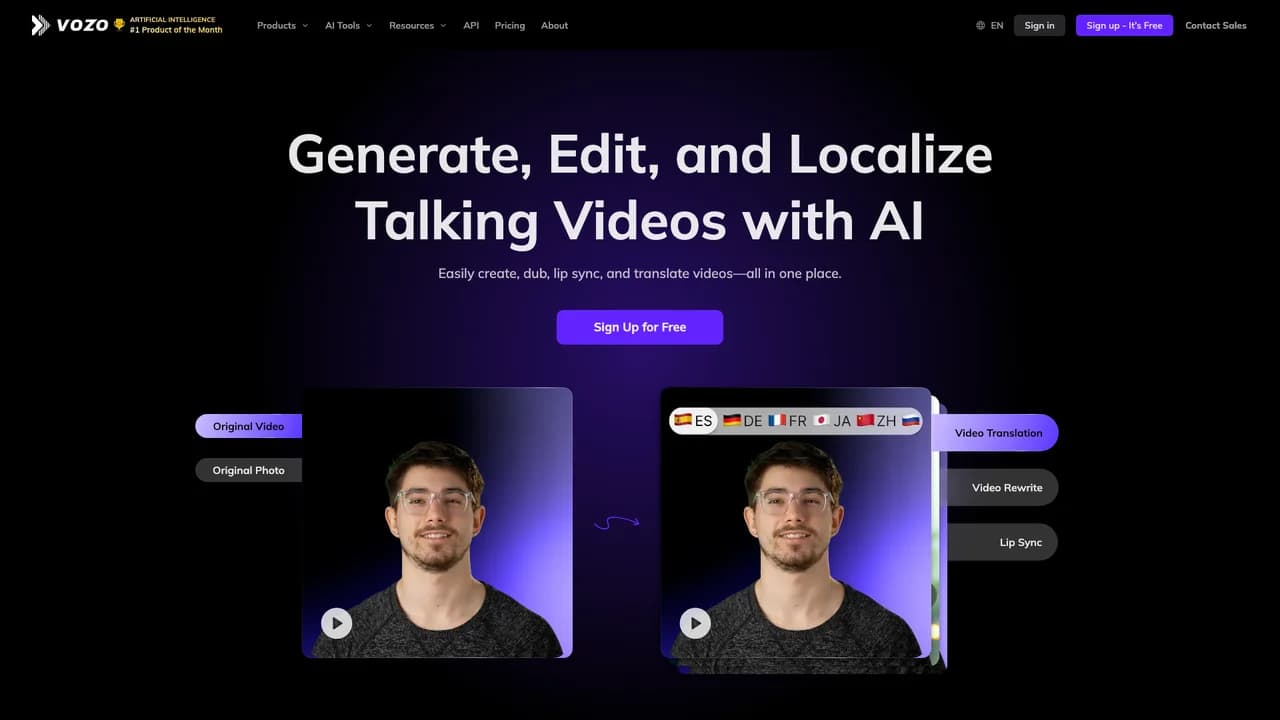 vozo-ai screenshot