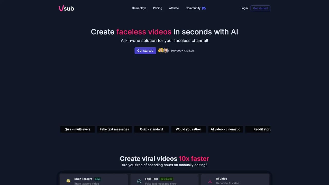 vsub screenshot