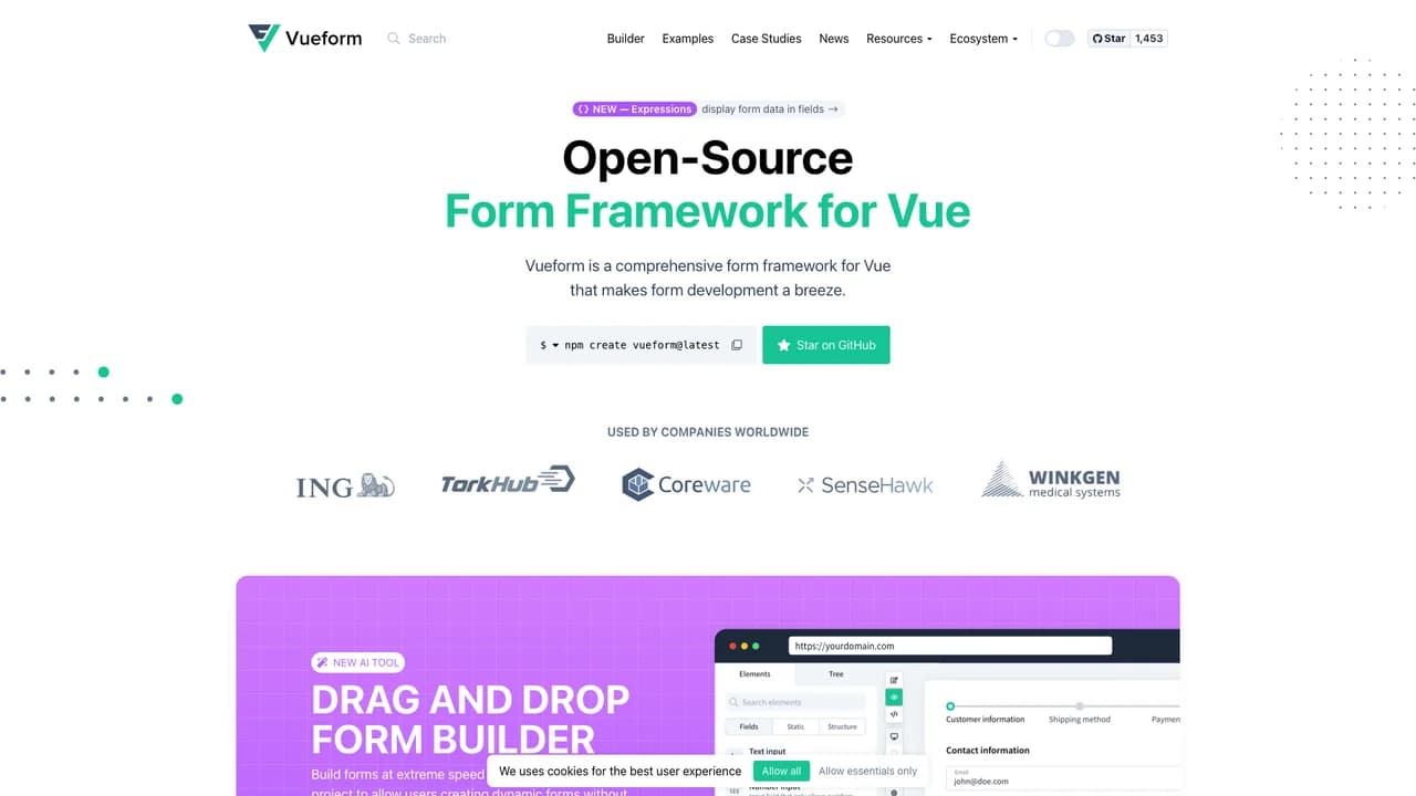 vueform screenshot