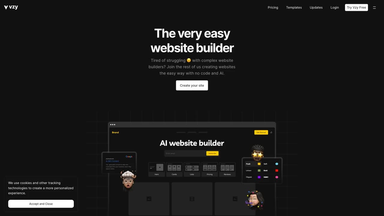 vzy screenshot