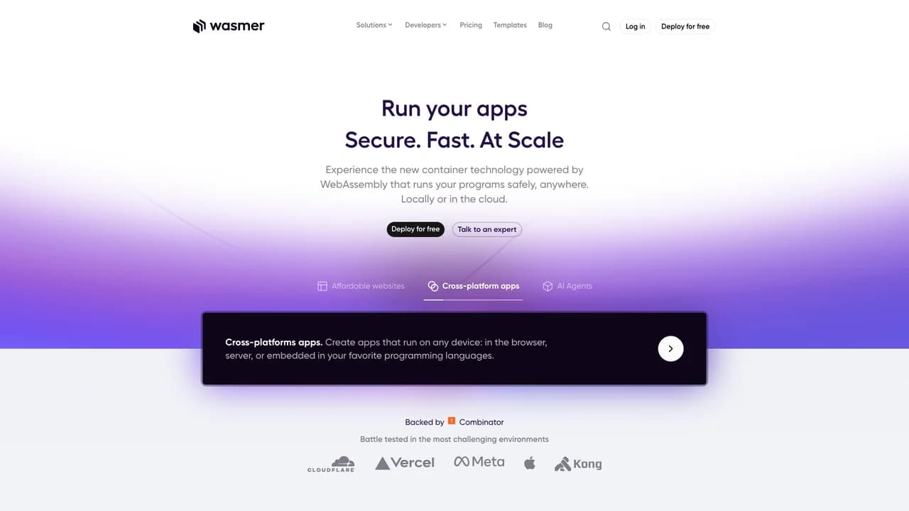 wasmer screenshot