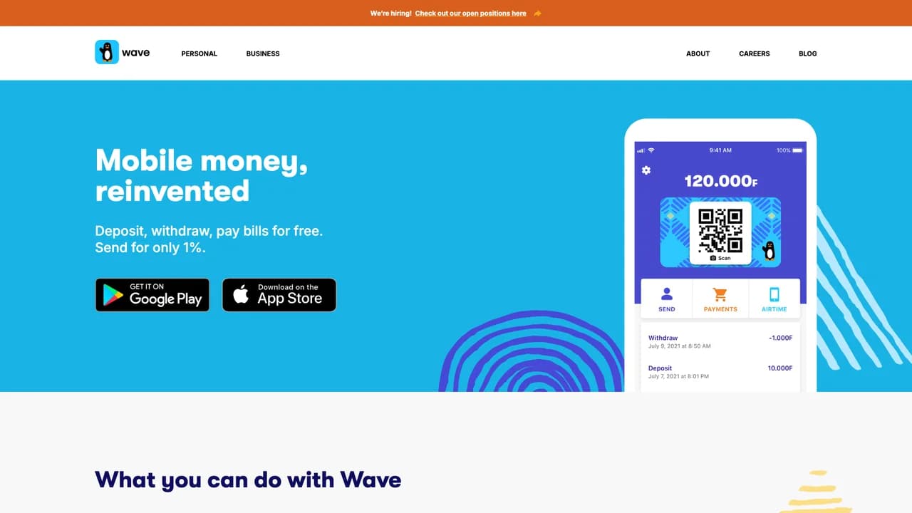 wave screenshot