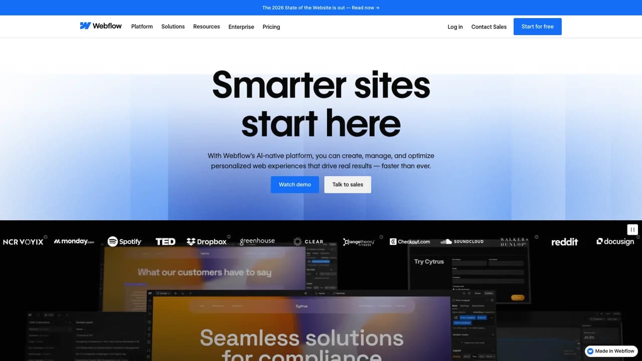 webflow screenshot