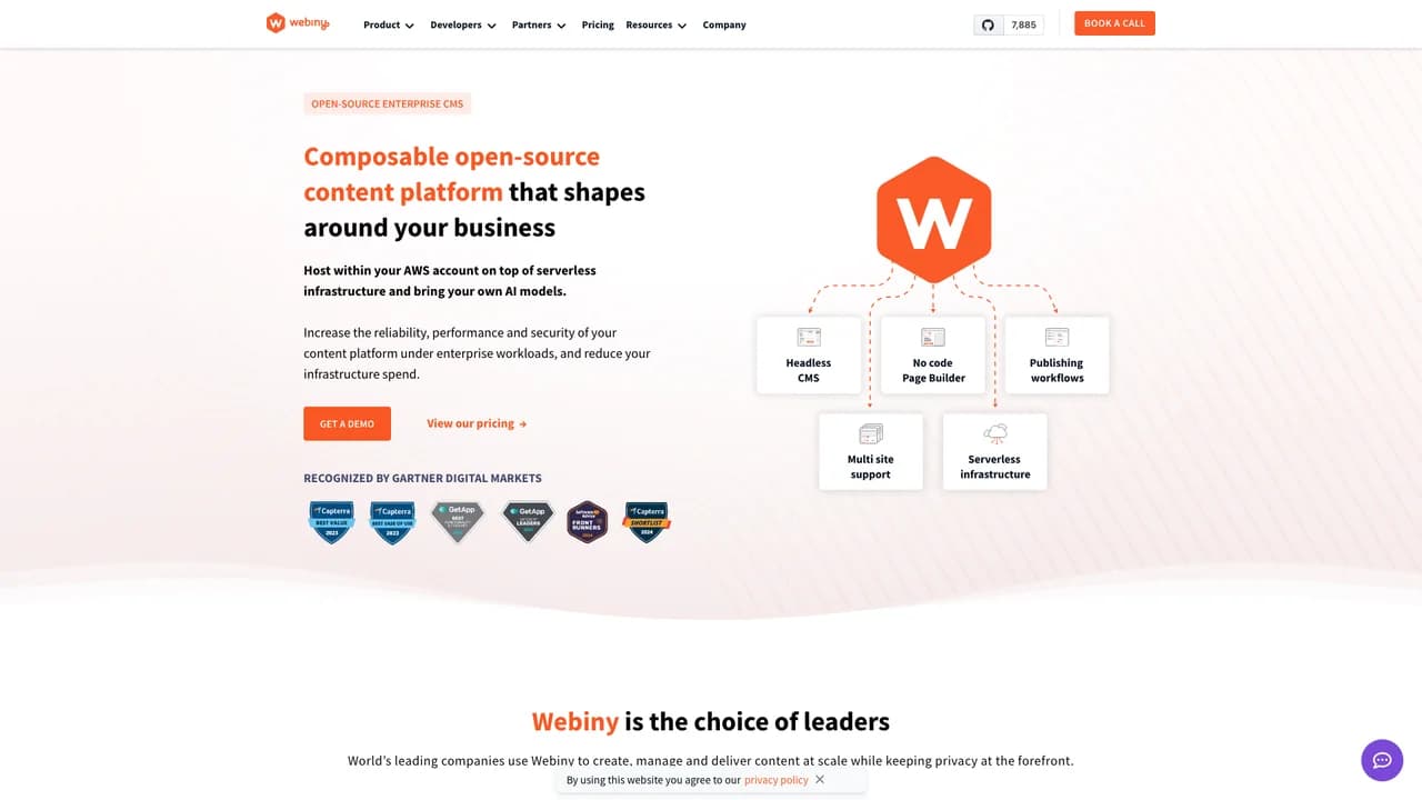 webiny screenshot