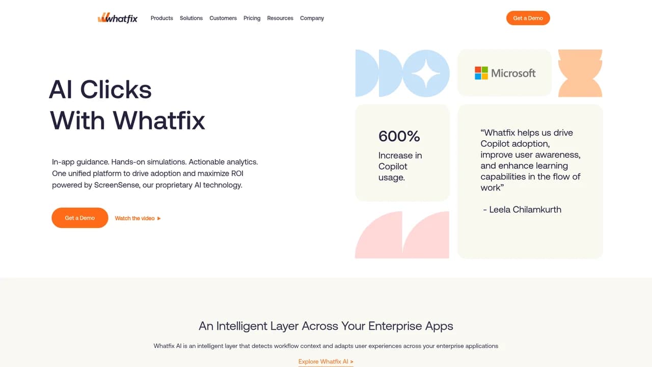 whatfix screenshot