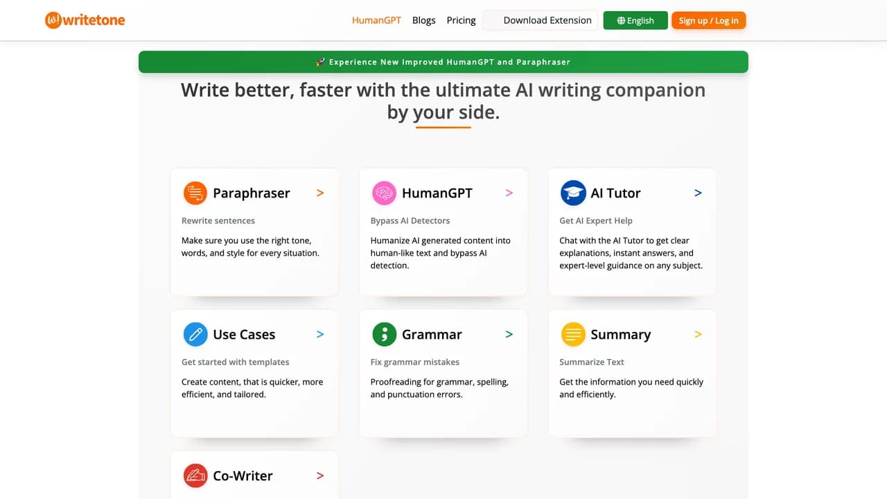 writetone screenshot